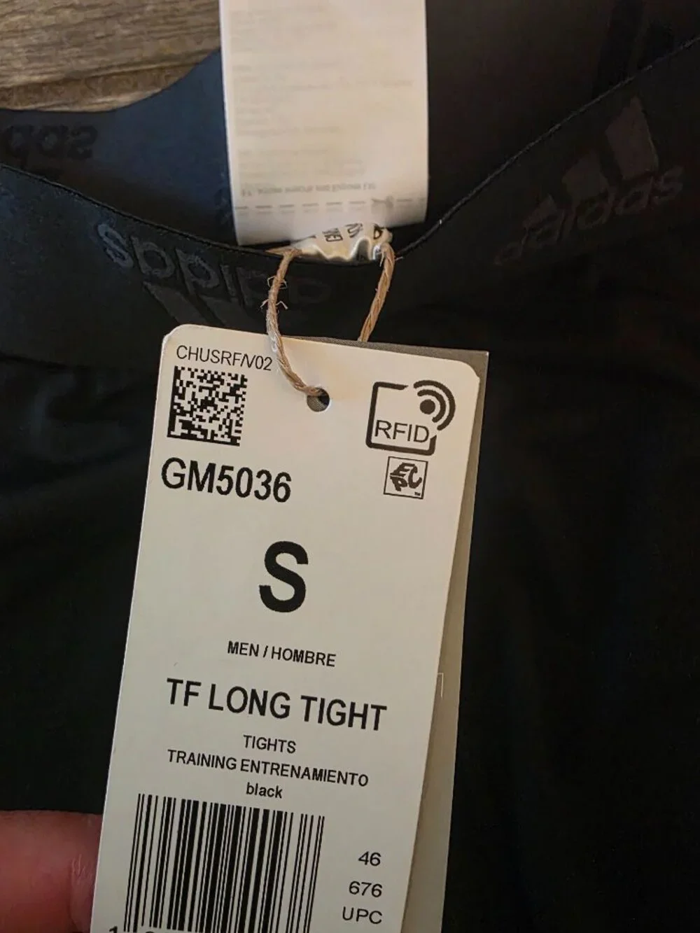 Adidas Men's Black Training Layering Long Tight S NEW Aeroready